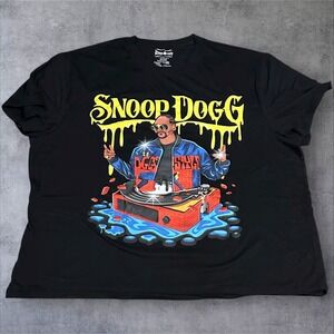 Snoop Dogg Dogs Supply Black Graphic T‎ Shirt 3XL Hip Hop Rap Music